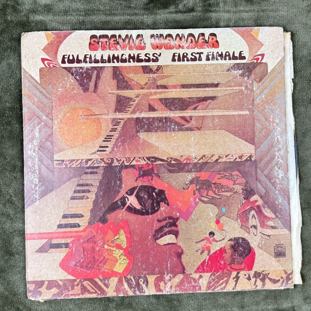 Stevie Wonder Fulfillingness First Finale Sleeve Songs in the Key of Life‎ Vinyl